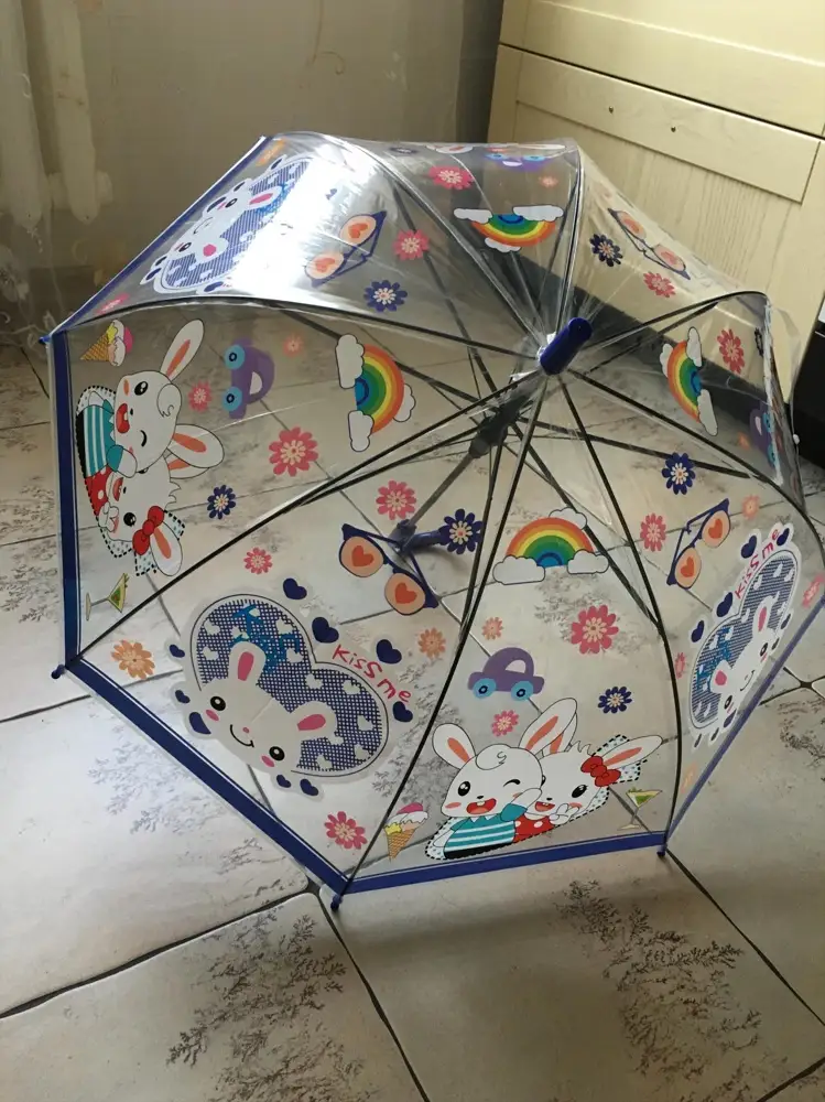 Симпатичный зонт.Очень хрупкие спицы и клеёнка.Но за такую цену-пойдёт)