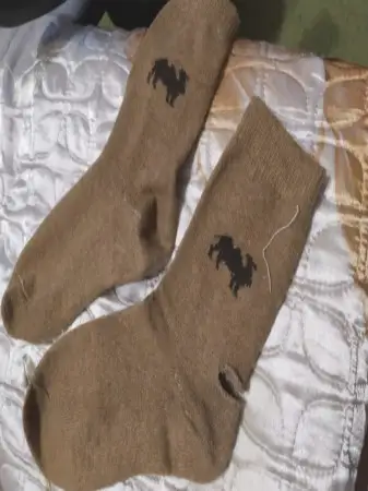 Да Вот Это Чтото Из Термостойки Сделаны !!! До Обеда Одел А ПослеОбеда Скинул  и в Мусорку Что-Ли ??? Может Быть Денежку Вернуть Обращаюсь  к Представителям Предоставивших Данное Дерьмо -- На Пол Дня Носки Слабо ???