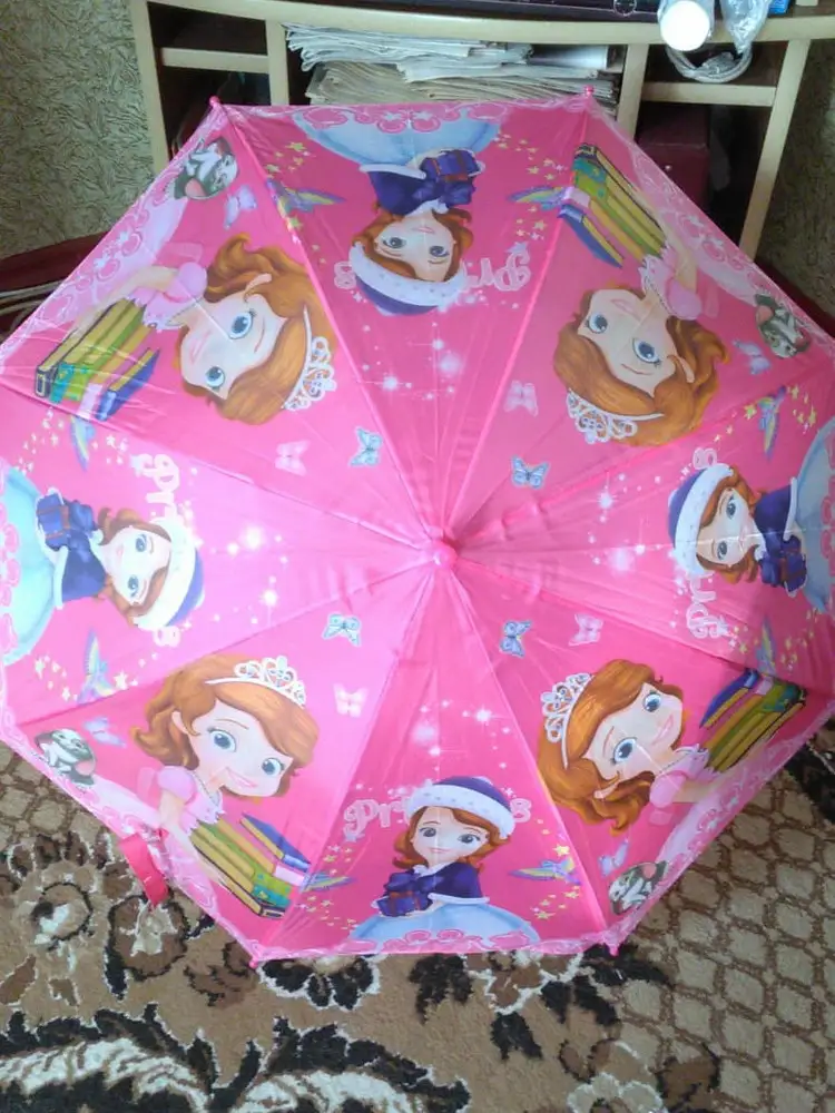 Заказала маме в подарок радужный зонт трость, А пришло вот это. В день рождения. Очень расстрена.