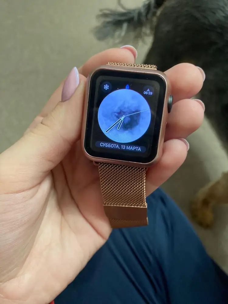 Качество хорошее. Apple Watch 3 38mm