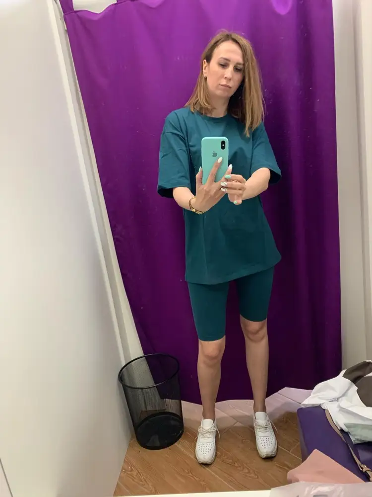 Уже 2 футболки купила, очень классные. С велосипедами костюм получился.