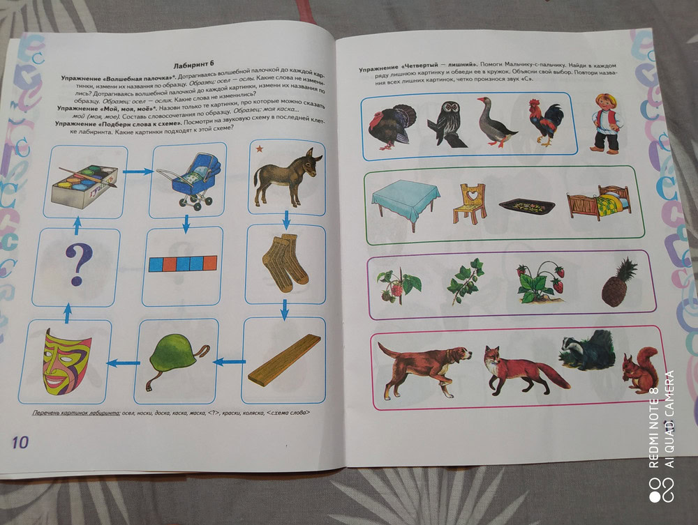 Схема слова осел