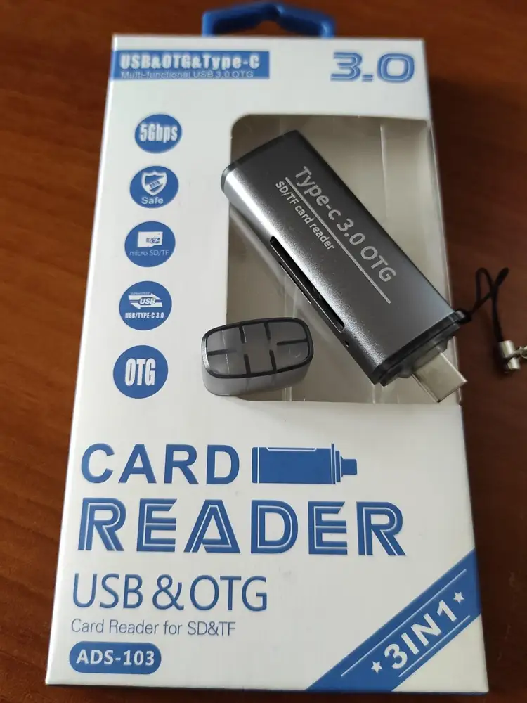 Товар изумительный. Работает отлично, как с usb так и с micro sd, tf. Всё определяет. Заказом доволен.